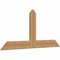 Ekena Millwork Portland Timber Gable Bracket, Western Red Cedar, 60"W x 27"H x 1 1/2"D x 5 1/2"F, 11/12 Pitch GBW060X27X0206POR00SWR - alternate 5